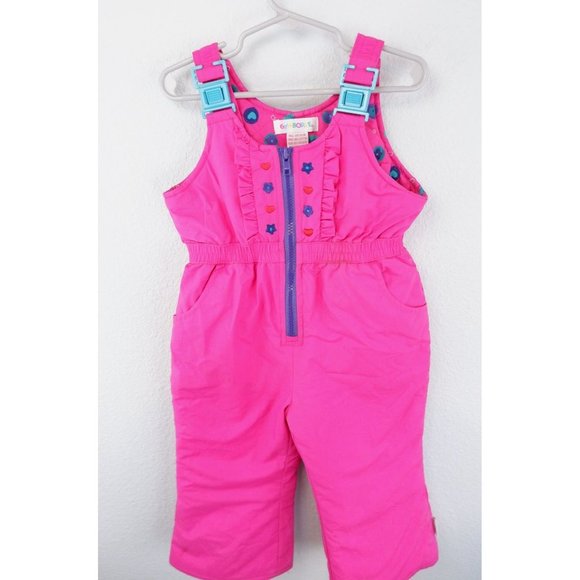Vintage Gymboree pink overalls jumpsuit ski snowsuit, size small - Picture 7 of 15